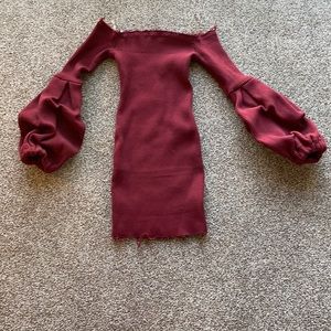 Off the shoulders dress